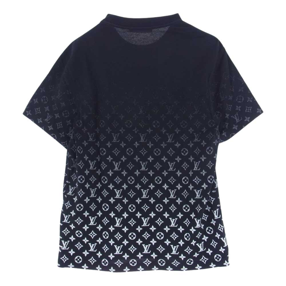 LOUIS VUITTON ルイ・ヴィトン 21SS RM211Q NPG HKY46W モノグラムグラディエント プリント Tシャツ ブラック系 S【中古】