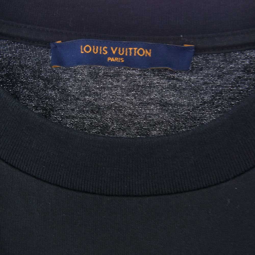 LOUIS VUITTON ルイ・ヴィトン 21SS RM211Q NPG HKY46W モノグラムグラディエント プリント Tシャツ ブラック系 S【中古】