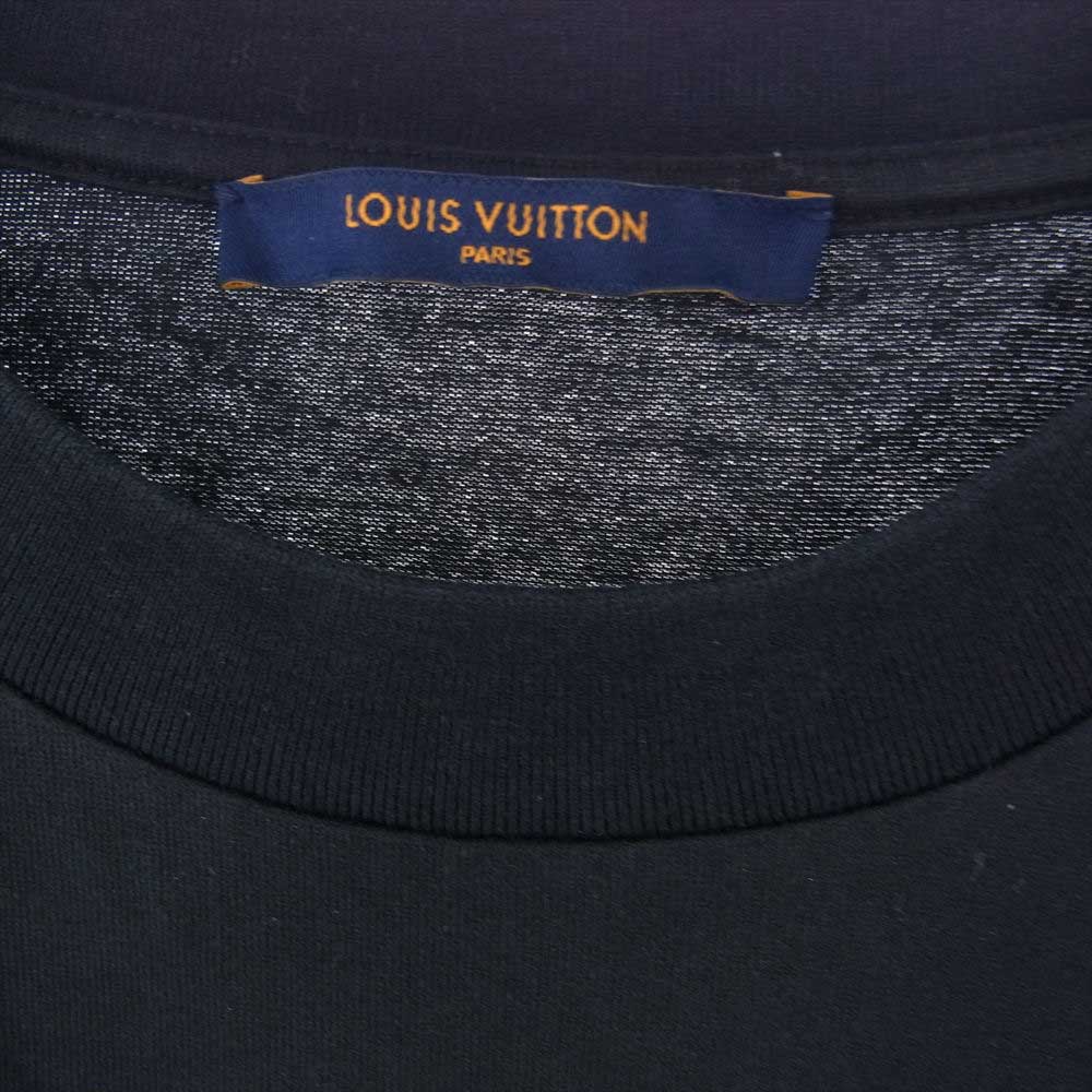 LOUIS VUITTON ルイ・ヴィトン 21SS RM211Q NPG HKY46W モノグラムグラディエント プリント Tシャツ ブラック系 S【中古】