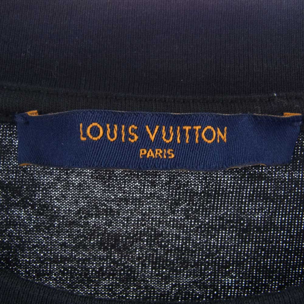 LOUIS VUITTON ルイ・ヴィトン 21SS RM211Q NPG HKY46W モノグラムグラディエント プリント Tシャツ ブラック系 S【中古】