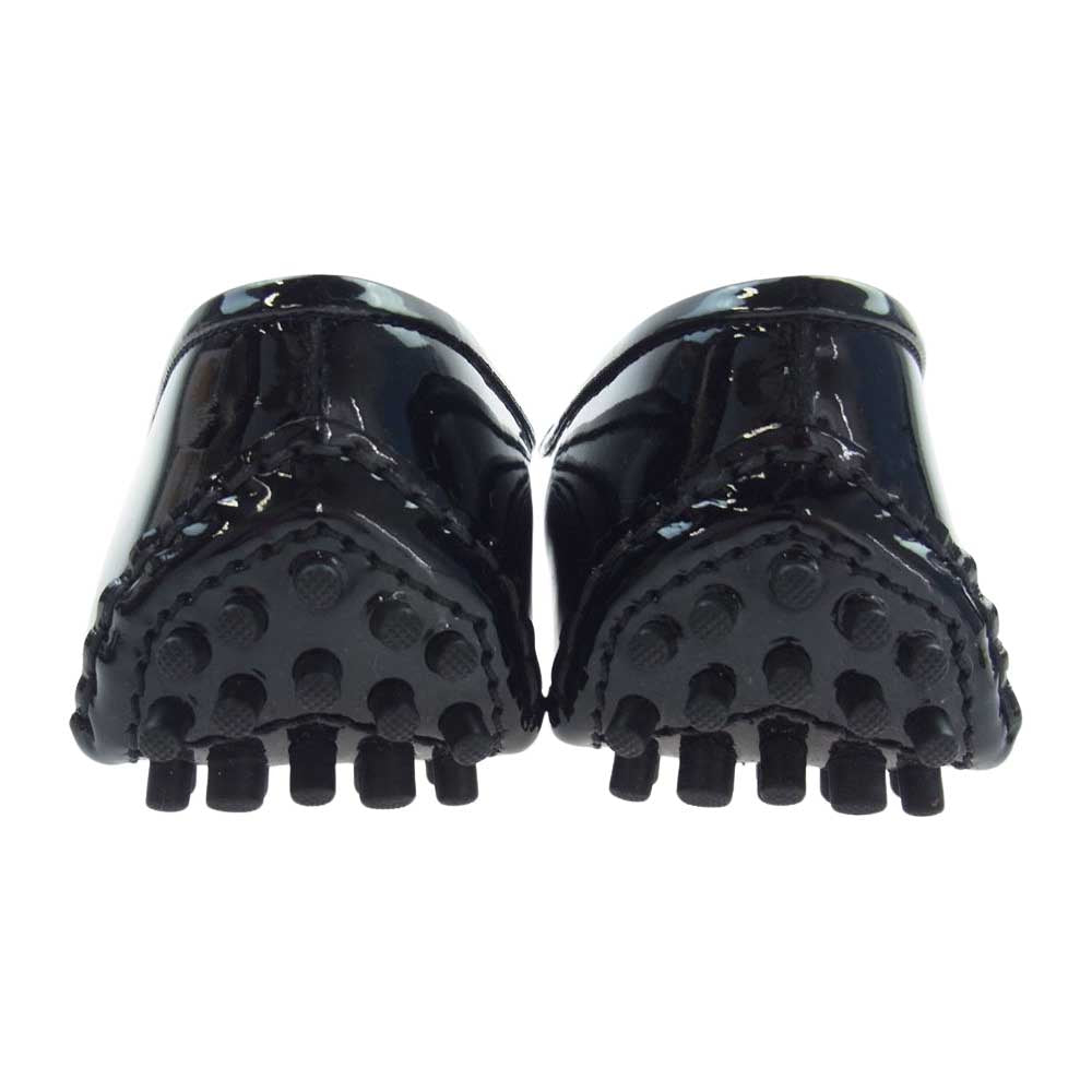 LOUIS VUITTON ルイ・ヴィトン ドライビング リボン エナメル シューズ  ブラック系 36【美品】【中古】
