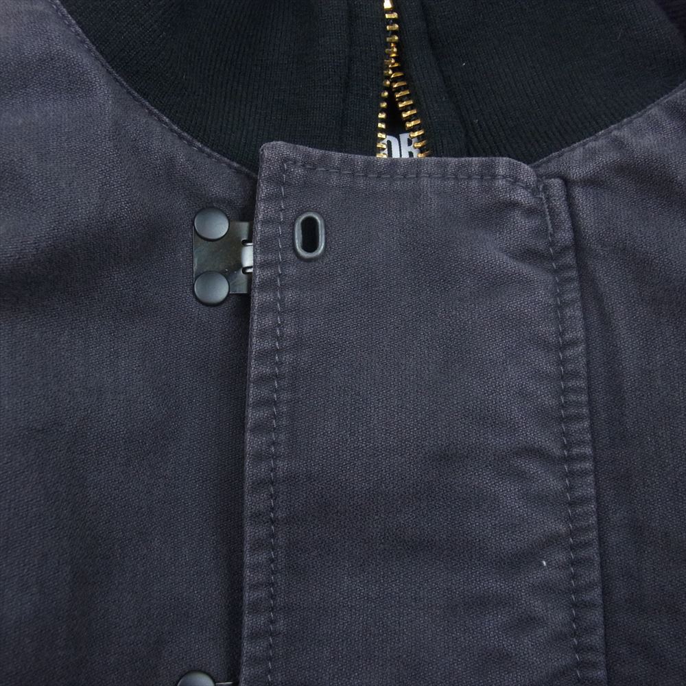 NEIGHBORHOOD ネイバーフッド 23AW 232YTNH-JKM01 DECK JACKET 硫化染め コードクロス バックプリント デッキ ジャケット ネイビー系 S【極上美品】【中古】