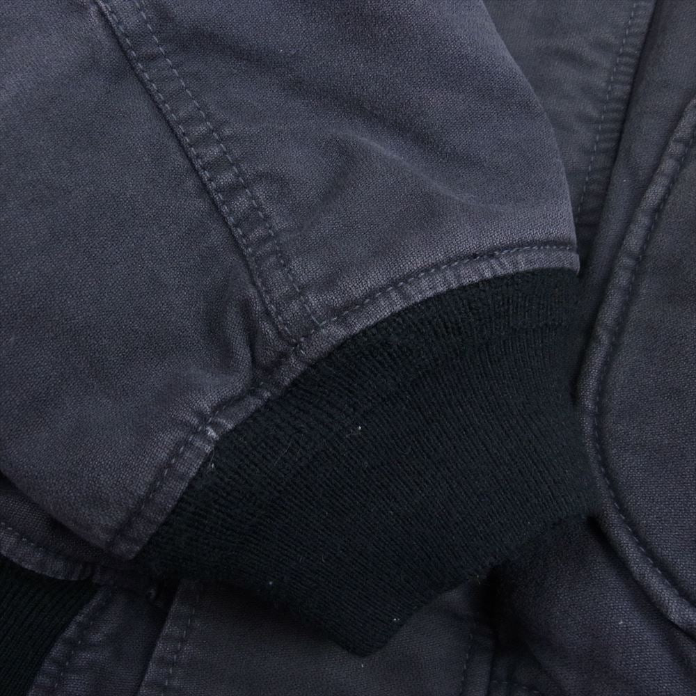 NEIGHBORHOOD ネイバーフッド 23AW 232YTNH-JKM01 DECK JACKET 硫化染め コードクロス バックプリント デッキ ジャケット ネイビー系 S【極上美品】【中古】