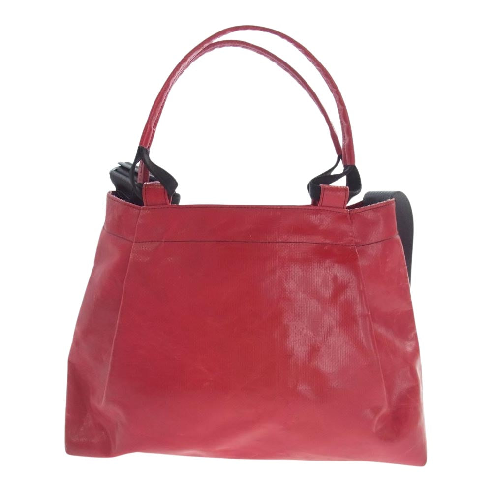 FREITAG フライターグ F551 SALLY 2way ショルダーバッグ トートバッグ オフホワイト系 レッド系【中古】