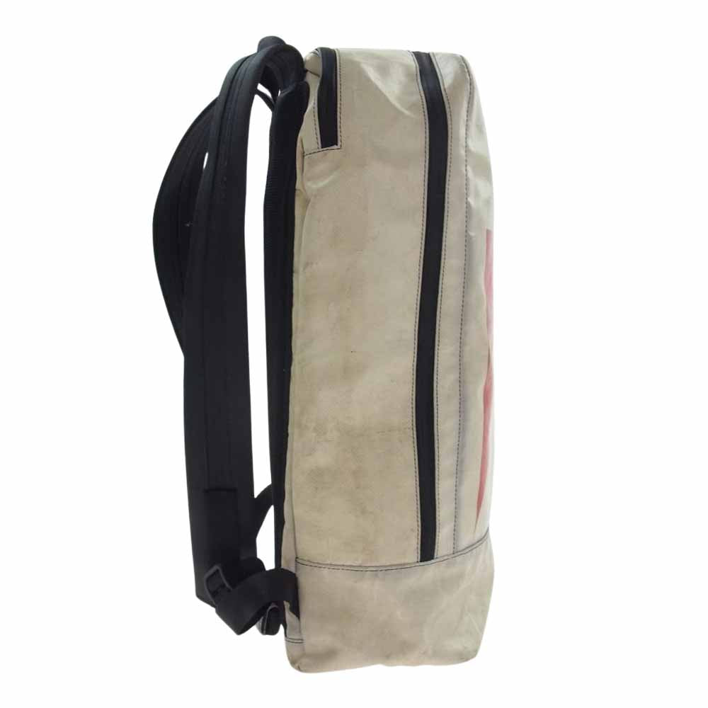 FREITAG フライターグ  F306  HAZZARD 2way バッグパック リュック レッド×ホワイト オフホワイト系【中古】