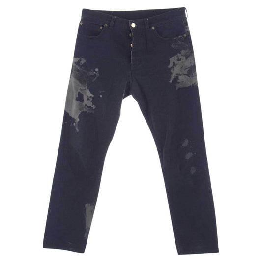 LOUIS VUITTON ルイ・ヴィトン HDD31WDGQ 国内正規品 グラフィック ペイント デニムパンツ ネイビー系 31【中古】