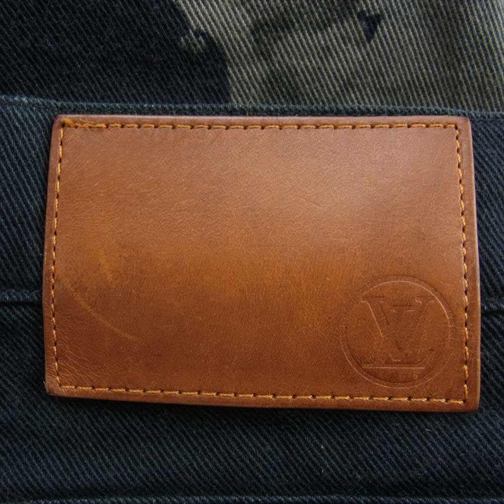LOUIS VUITTON ルイ・ヴィトン HDD31WDGQ 国内正規品 グラフィック ペイント デニムパンツ ネイビー系 31【中古】