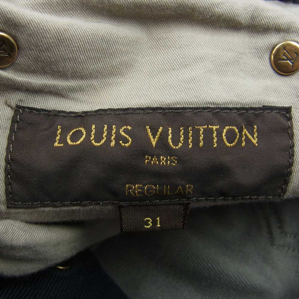 LOUIS VUITTON ルイ・ヴィトン HDD31WDGQ 国内正規品 グラフィック ペイント デニムパンツ ネイビー系 31【中古】