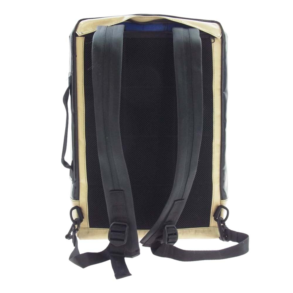 FREITAG フライターグ F306 企業ロゴ文字入り HAZZARD 2way バッグパック リュック ハンドバッグ ベージュ系 ブラック系【中古】