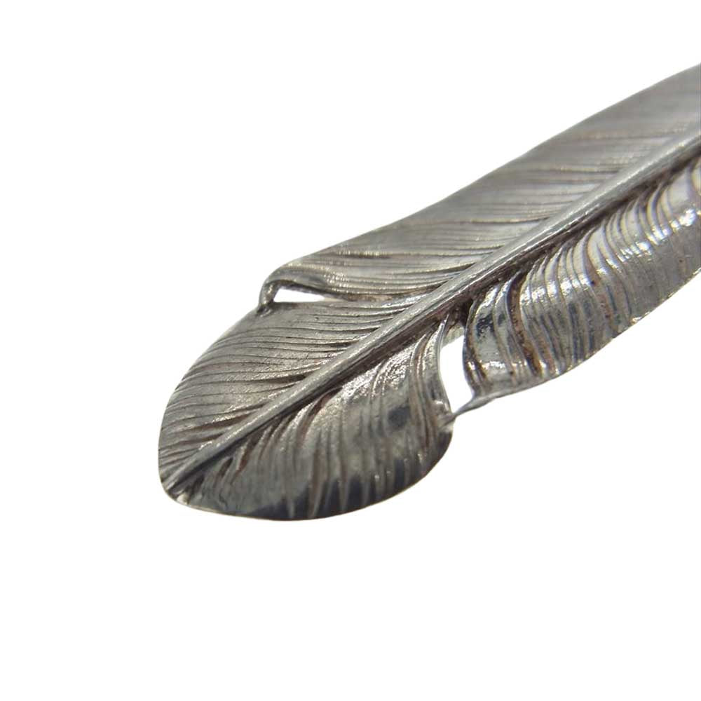 TARO WASHIMI ワシミタロウ 鷲見太郎 ギャランティ付属 金巻きフェザー M 01 ペンダントトップ シルバー系【中古】