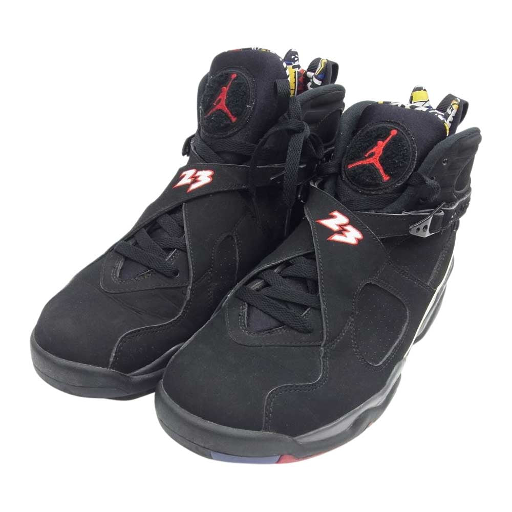 NIKE ナイキ 305381-061 Air Jordan 8 Retro Playoffs 2013 エアジョーダン8 レトロ プレイオフ ハイカットスニーカー ブラック系 29cm【中古】