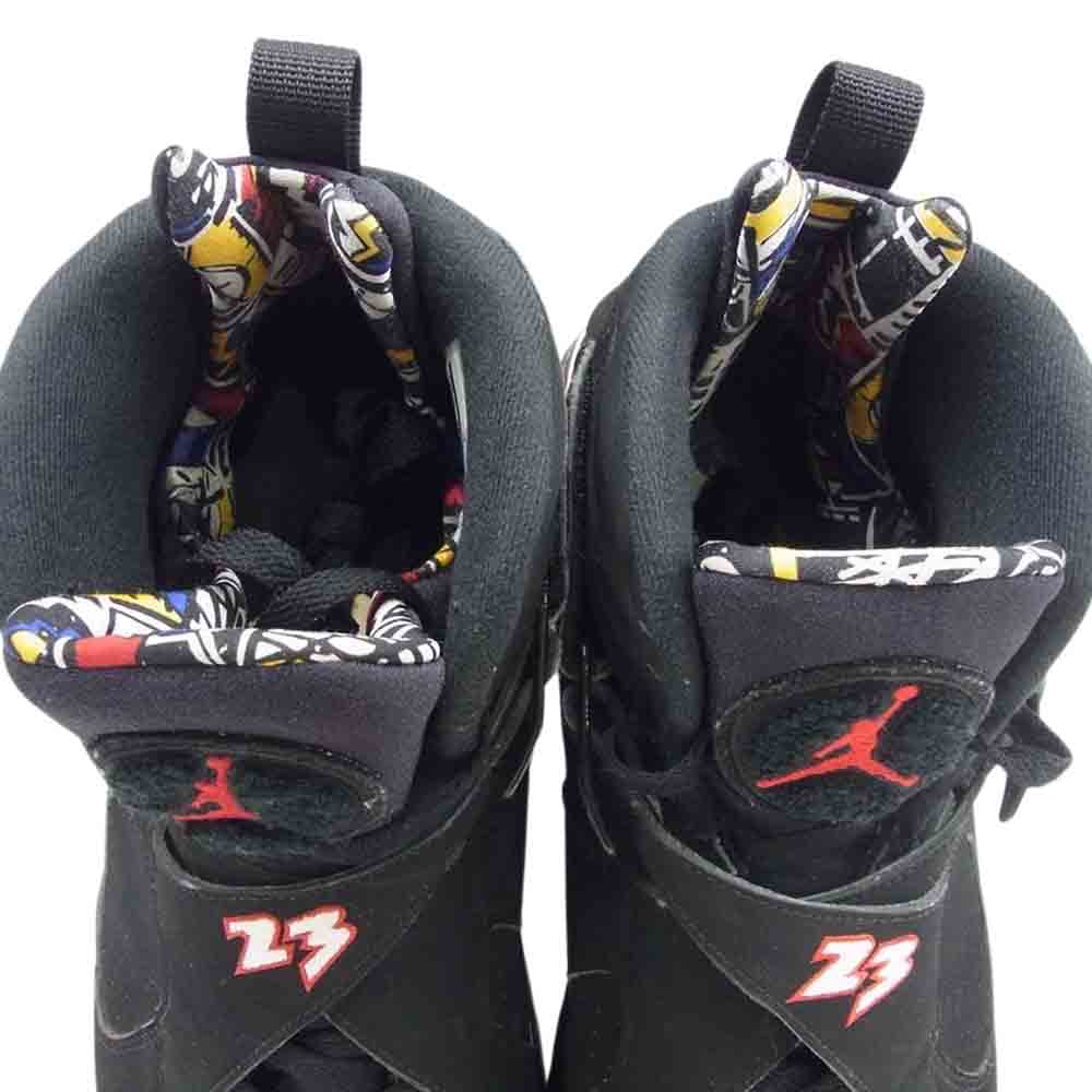 NIKE ナイキ 305381-061 Air Jordan 8 Retro Playoffs 2013 エアジョーダン8 レトロ プレイオフ ハイカットスニーカー ブラック系 29cm【中古】