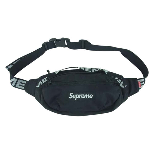 Supreme シュプリーム 18SS waist bag ボックス ロゴ ウェスト ウエスト ボディ バッグ ブラック系【中古】