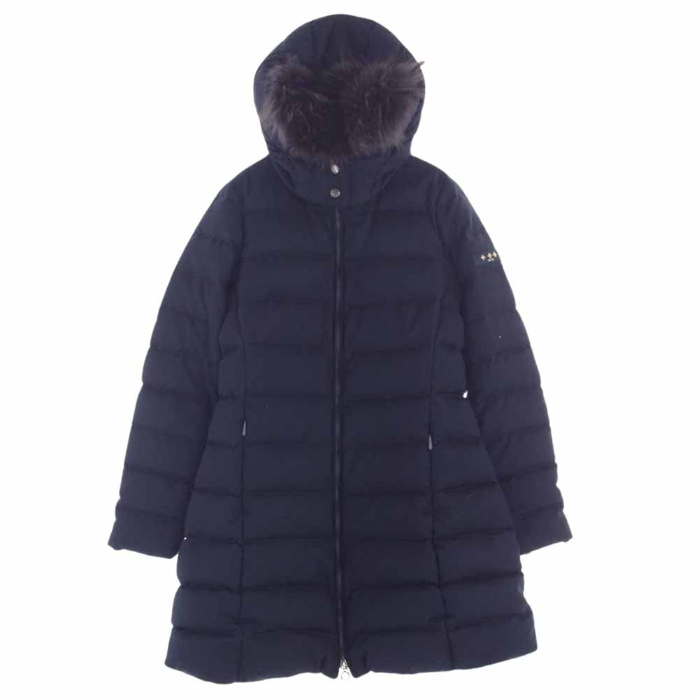 TATRAS タトラス LTA20A4571　 国内正規品 LAVIANA ラビアナ ファー ダウン コート  ネイビー系 03【中古】