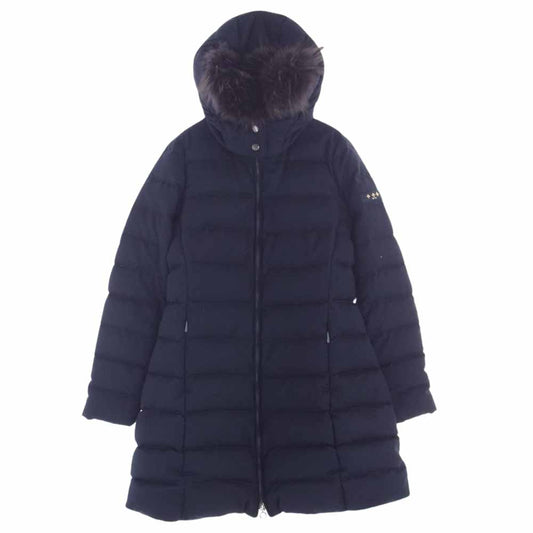 TATRAS タトラス LTA20A4571　 国内正規品 LAVIANA ラビアナ ファー ダウン コート  ネイビー系 03【中古】