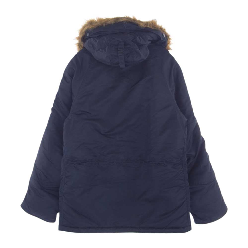 ALPHA アルファ N-3B フライト ジャケット ネイビー系 XS【中古】