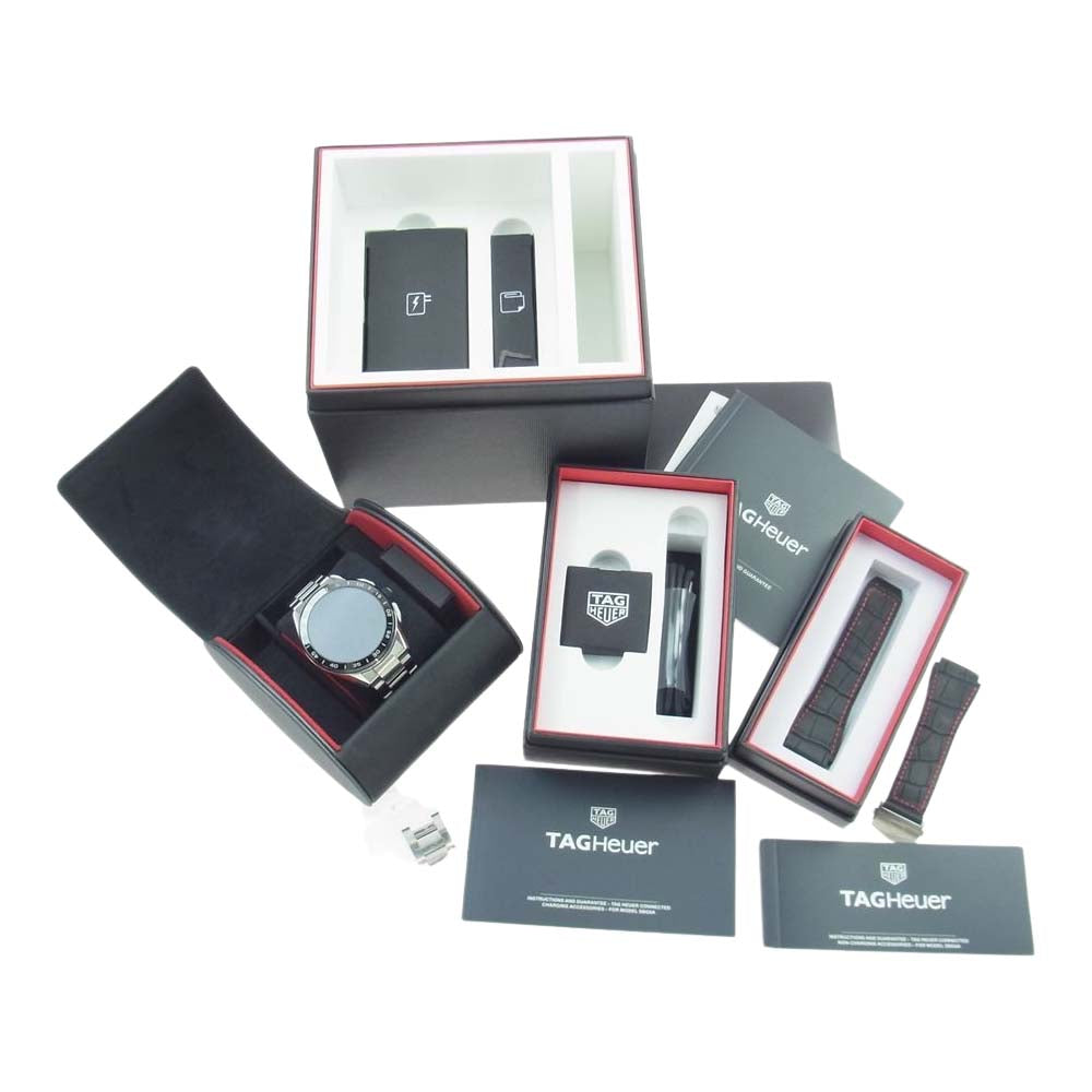 TAG HEUER タグホイヤー SBG8A10.BA0646　 コネクテッド ウォッチ ブラック系 シルバー系【中古】