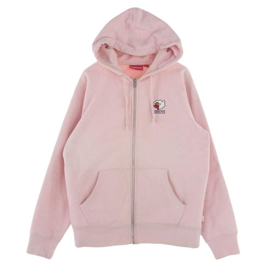 Supreme シュプリーム 17AW × MARK GONZALES マークゴンザレス Gonz Ramm Zip Up Sweatshirt Pink ジップアップ スウェットシャツ ピンク系 M【中古】