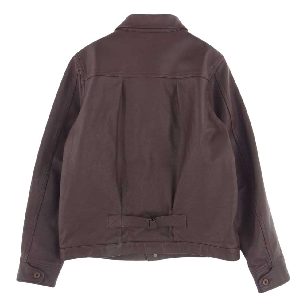 GANGSTERVILLE ギャングスタービル STAY SHARP G JACKET COW HIDE レザー ジャケット ブラウン系 M【中古】
