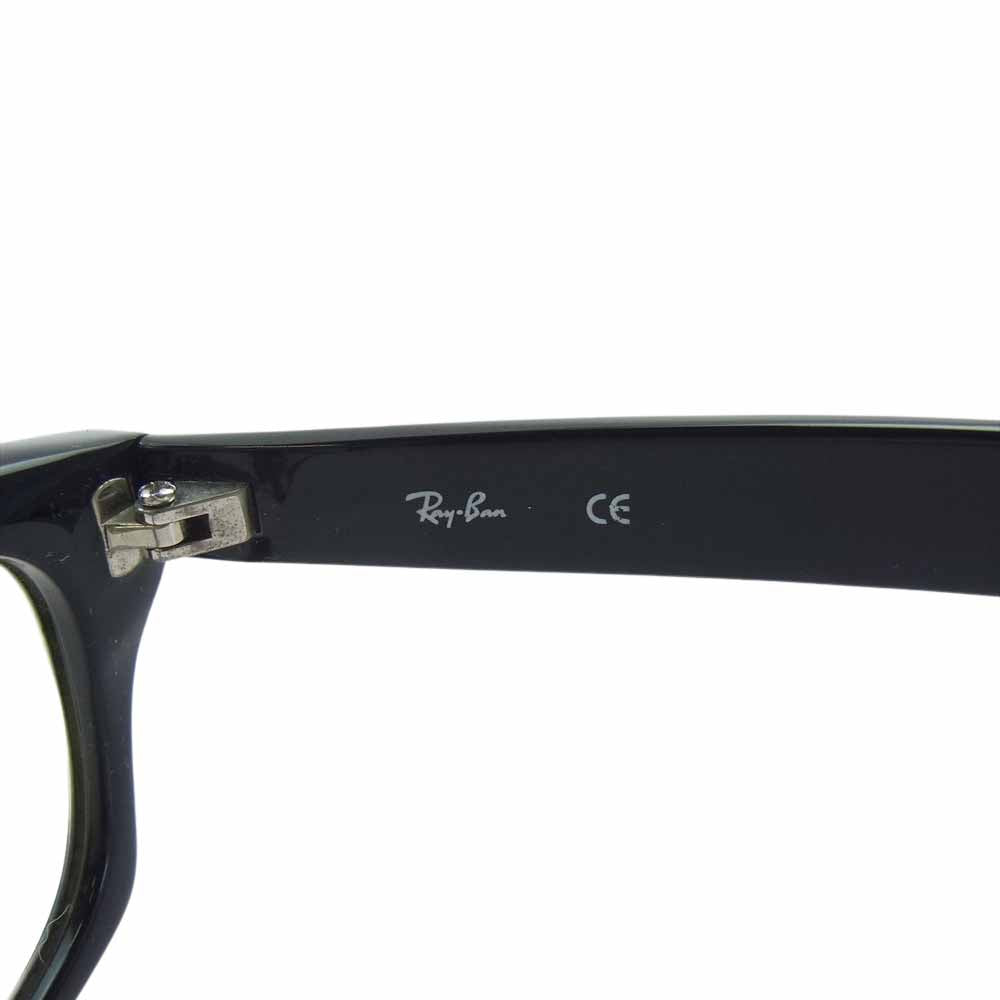 Ray-Ban レイバン RB5158 2000 眼鏡 サングラス アイウェア ブラック系 52□18　145【中古】