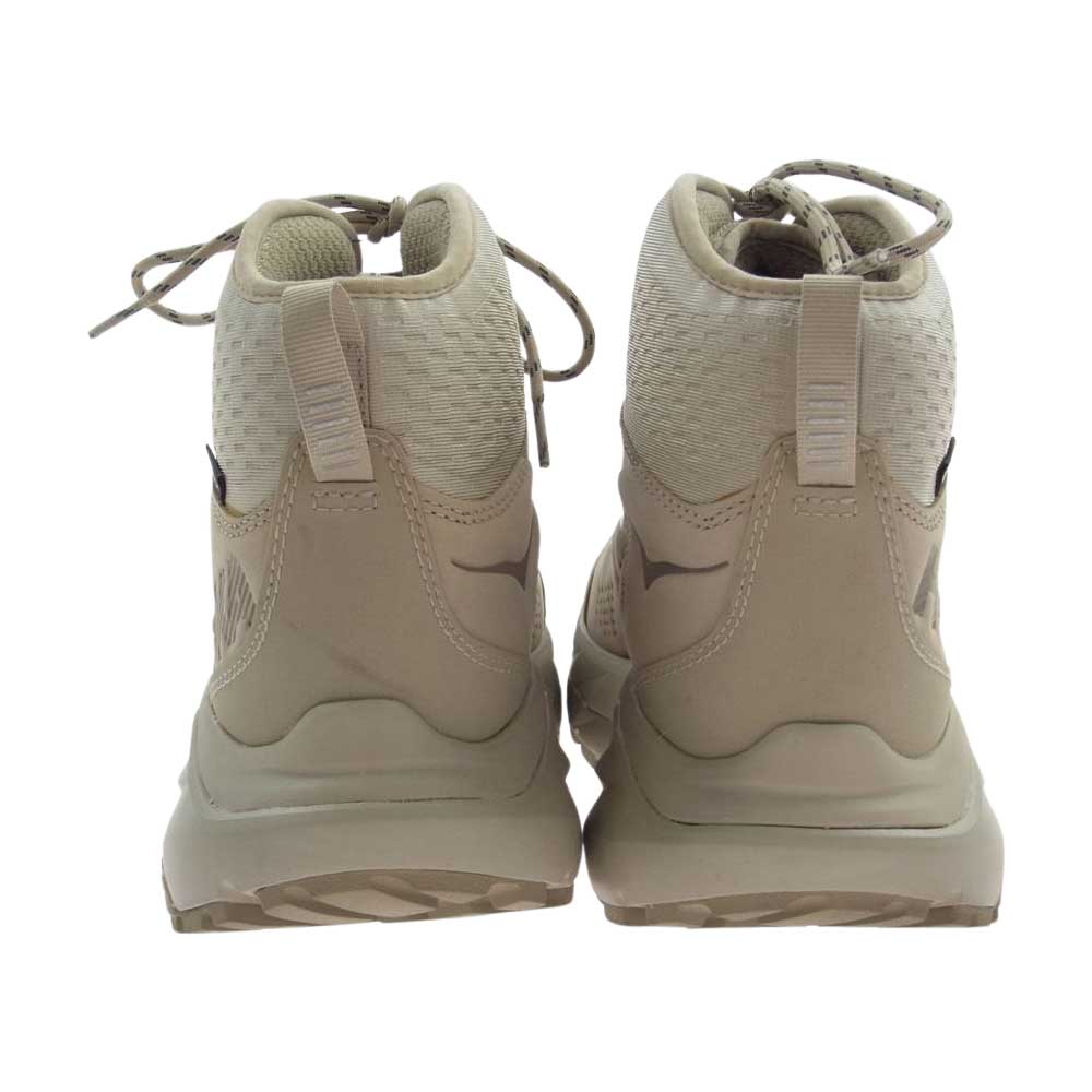 HOKA ONE ONE ホカ オネオネ 1112030 M KAHA GTX トレッキング シューズ スニーカー ベージュ系 US8.5【中古】