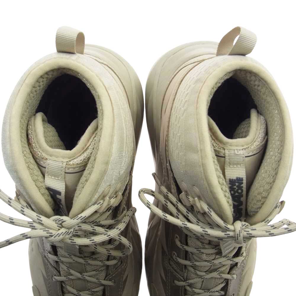 HOKA ONE ONE ホカ オネオネ 1112030 M KAHA GTX トレッキング シューズ スニーカー ベージュ系 US8.5【中古】