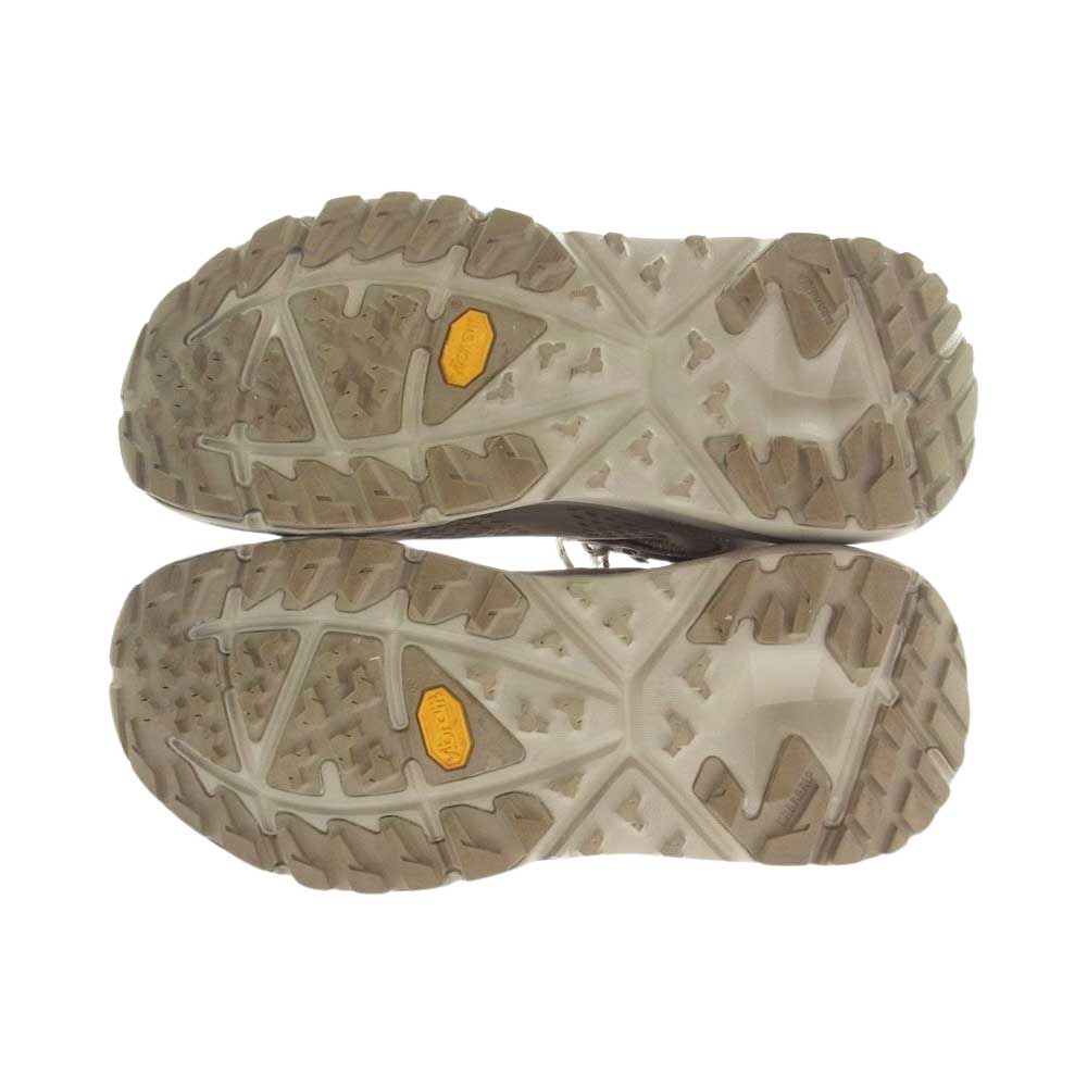 HOKA ONE ONE ホカ オネオネ 1112030 M KAHA GTX トレッキング シューズ スニーカー ベージュ系 US8.5【中古】