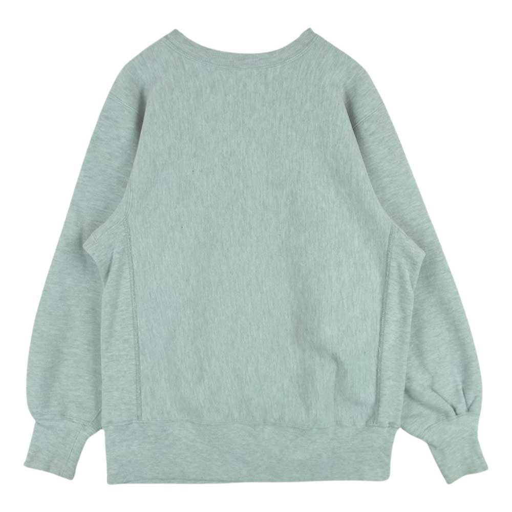 Champion チャンピオン 90s ヴィンテージ 刺繍タグ ILLINOIS リバースウィーブ スウェット トレーナー ライトグレー系 L【中古】