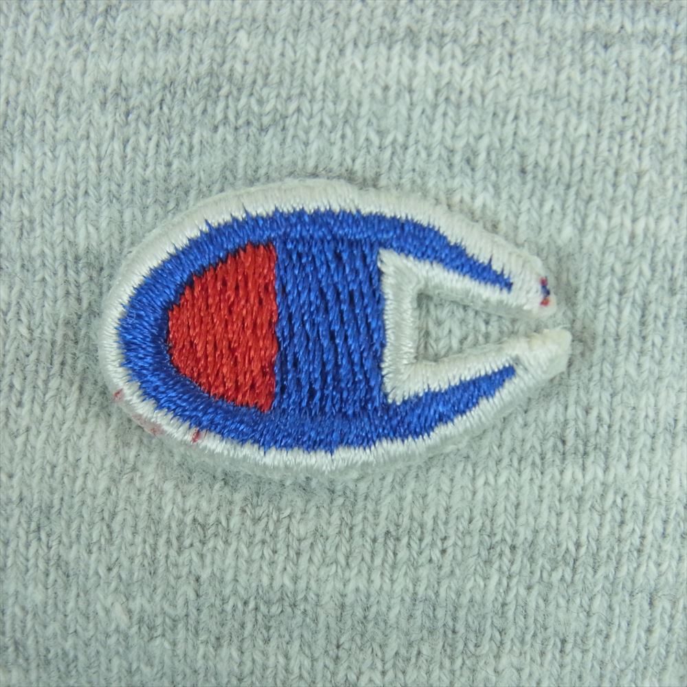 Champion チャンピオン 90s ヴィンテージ 刺繍タグ ILLINOIS リバースウィーブ スウェット トレーナー ライトグレー系 L【中古】