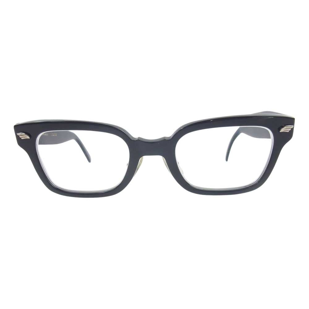 白山眼鏡店 1992 DECO 度入り 眼鏡 アイウェア  ブラック系【中古】