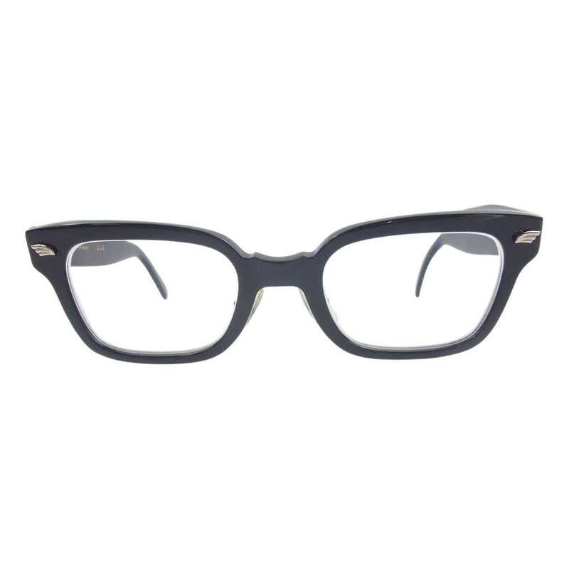 白山眼鏡店 1992 DECO 度入り 眼鏡 アイウェア  ブラック系【中古】
