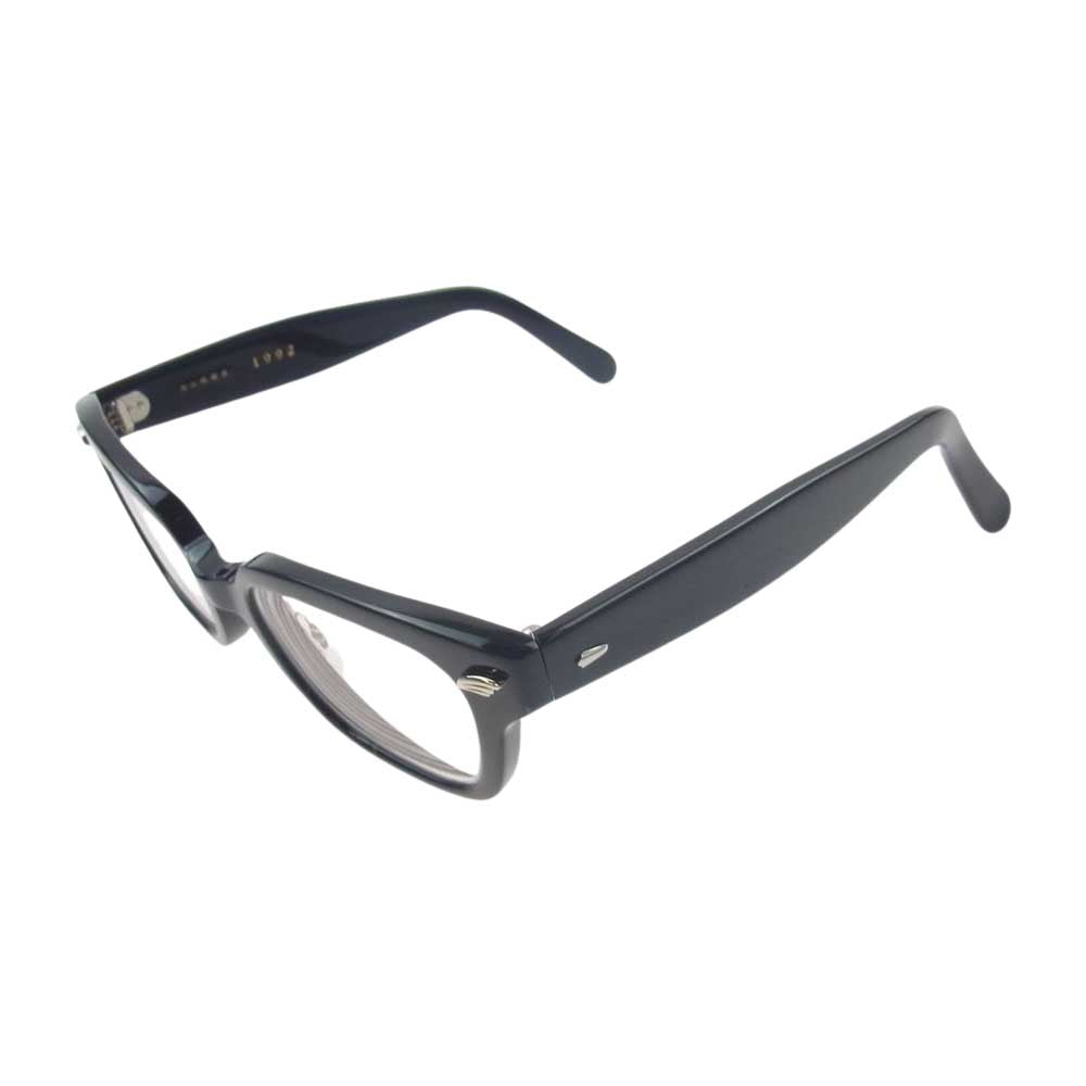 白山眼鏡店 1992 DECO 度入り 眼鏡 アイウェア  ブラック系【中古】