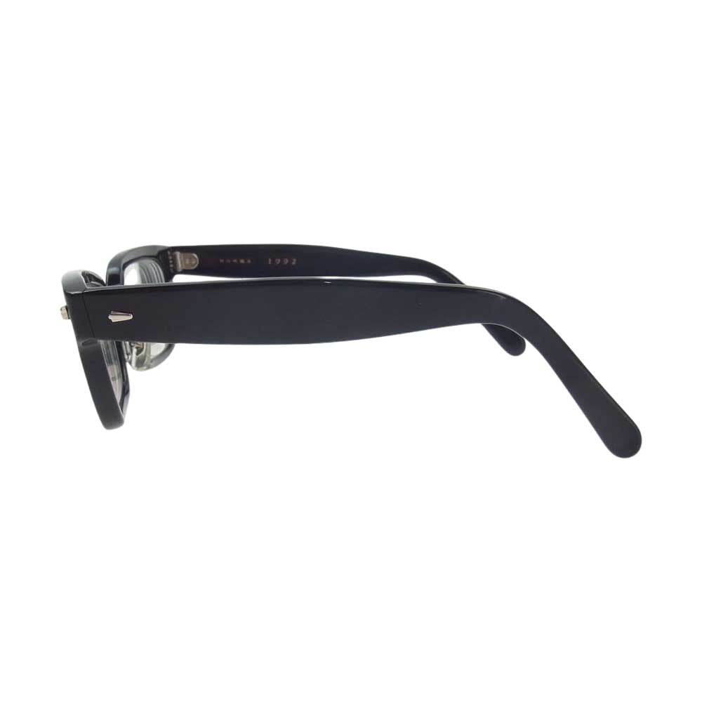 白山眼鏡店 1992 DECO 度入り 眼鏡 アイウェア  ブラック系【中古】