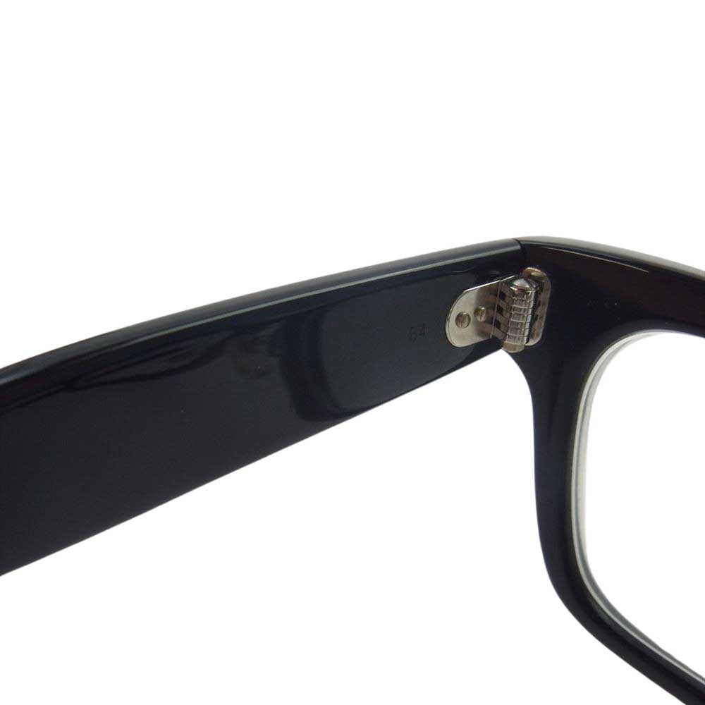 白山眼鏡店 1992 DECO 度入り 眼鏡 アイウェア ブラック系【中古