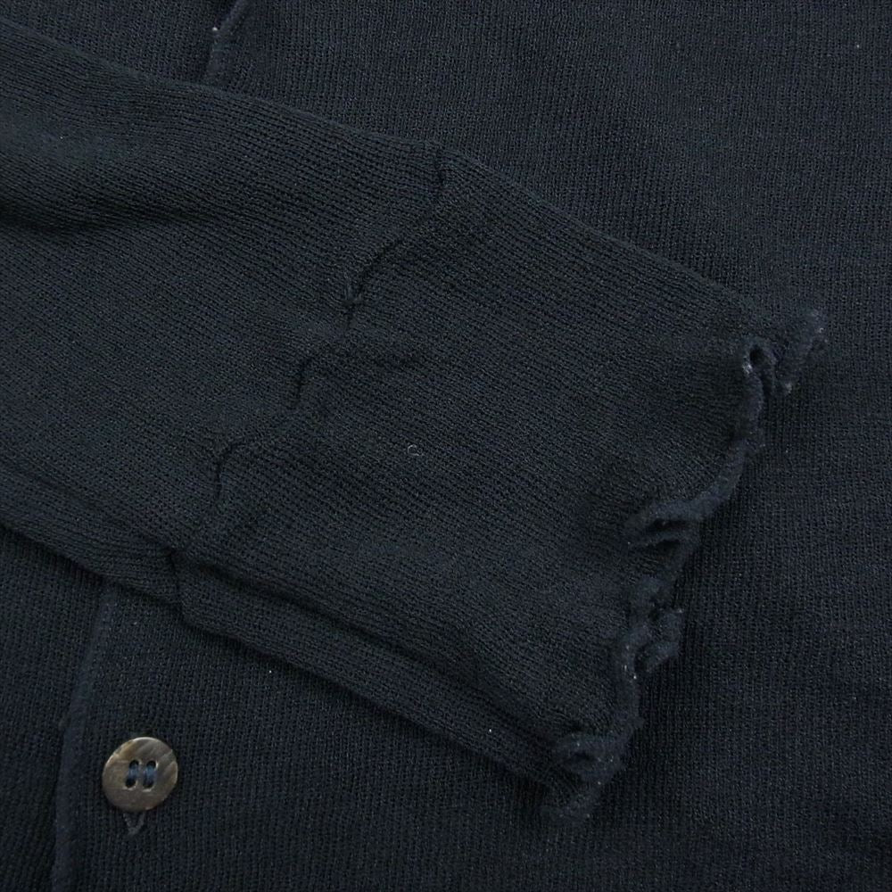 COMME des GARCONS コムデギャルソン TN-100200 tricot レース編み カーディガン ブラック系【中古】