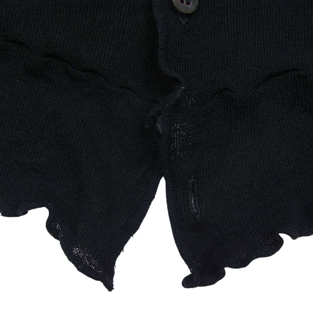 COMME des GARCONS コムデギャルソン TN-100200 tricot レース編み カーディガン ブラック系【中古】