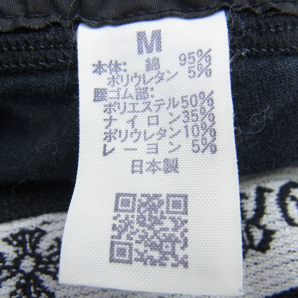 CHROME HEARTS クロムハーツ（原本無） ホースシュー クロス プリント レギンス ブラック系 M【中古】