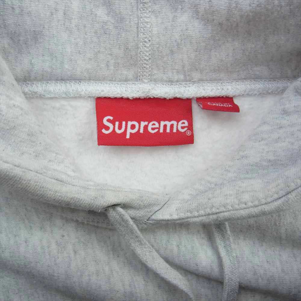 Supreme シュプリーム 19SS Apple Hooded Sweatshirt アップル フーデッド スウェット シャツ プルオーバー パーカー グレー系 M【中古】