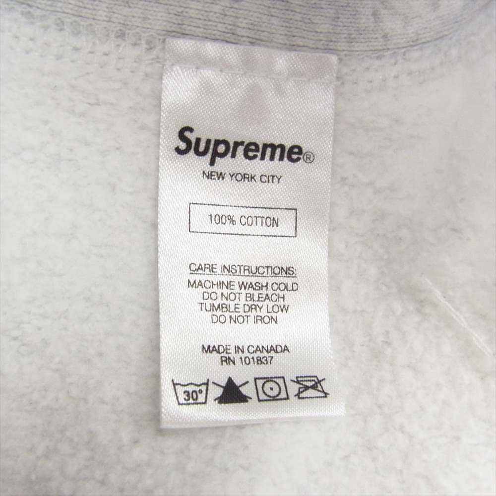 Supreme シュプリーム 19SS Apple Hooded Sweatshirt アップル フーデッド スウェット シャツ プルオーバー パーカー グレー系 M【中古】