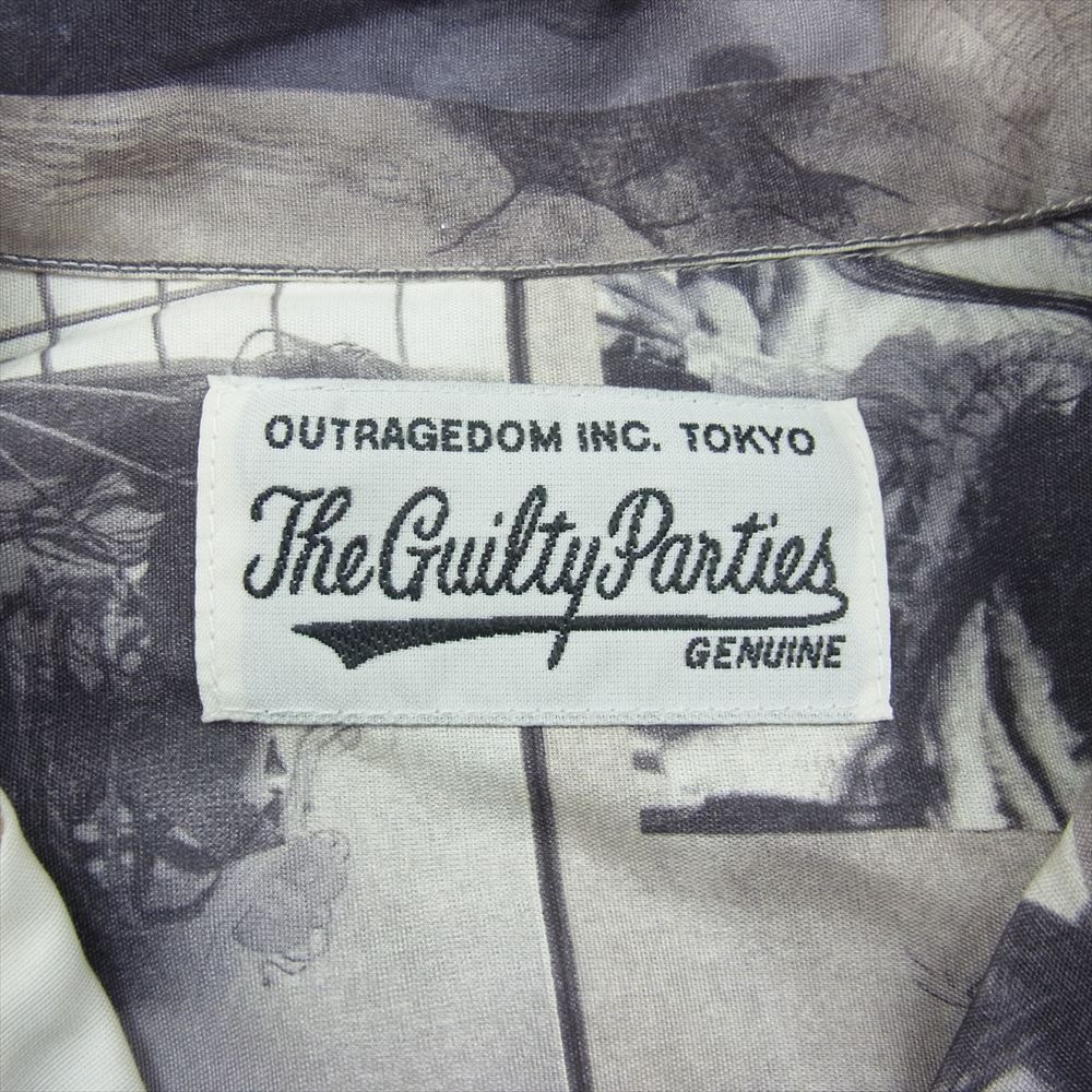 WACKO MARIA ワコマリア HAWAIIAN SHIRT L/S 晴雨緊縛図 総柄 レーヨン