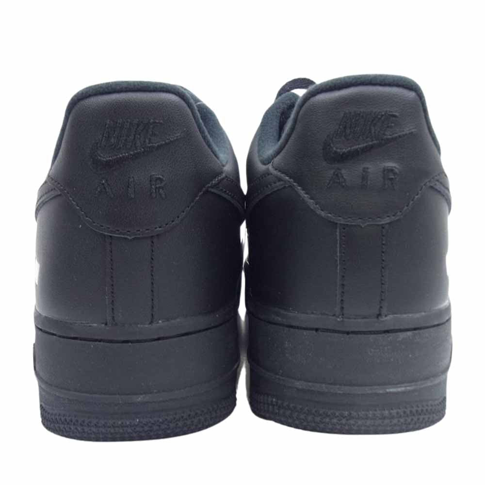Supreme シュプリーム CU9225-001 NIKE AIR FORCE 1 ナイキ エアフォース ワン ロー ブラック系 US9【極上美品】【中古】