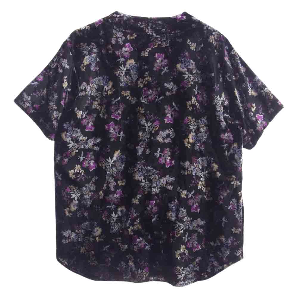 Supreme シュプリーム 19AAW Floral Velour Baseball Jersey フローラル ベロア ベースボール ジャージ シャツ マルチカラー系 S【美品】【中古】