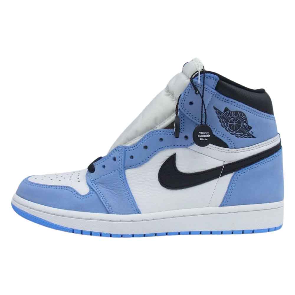 NIKE ナイキ 555088-134 Air Jordan 1 High OG University Blue エアジョーダン1 ハイ OG ユニバーシティブルー ライトブルー系 US9【新古品】【未使用】【中古】