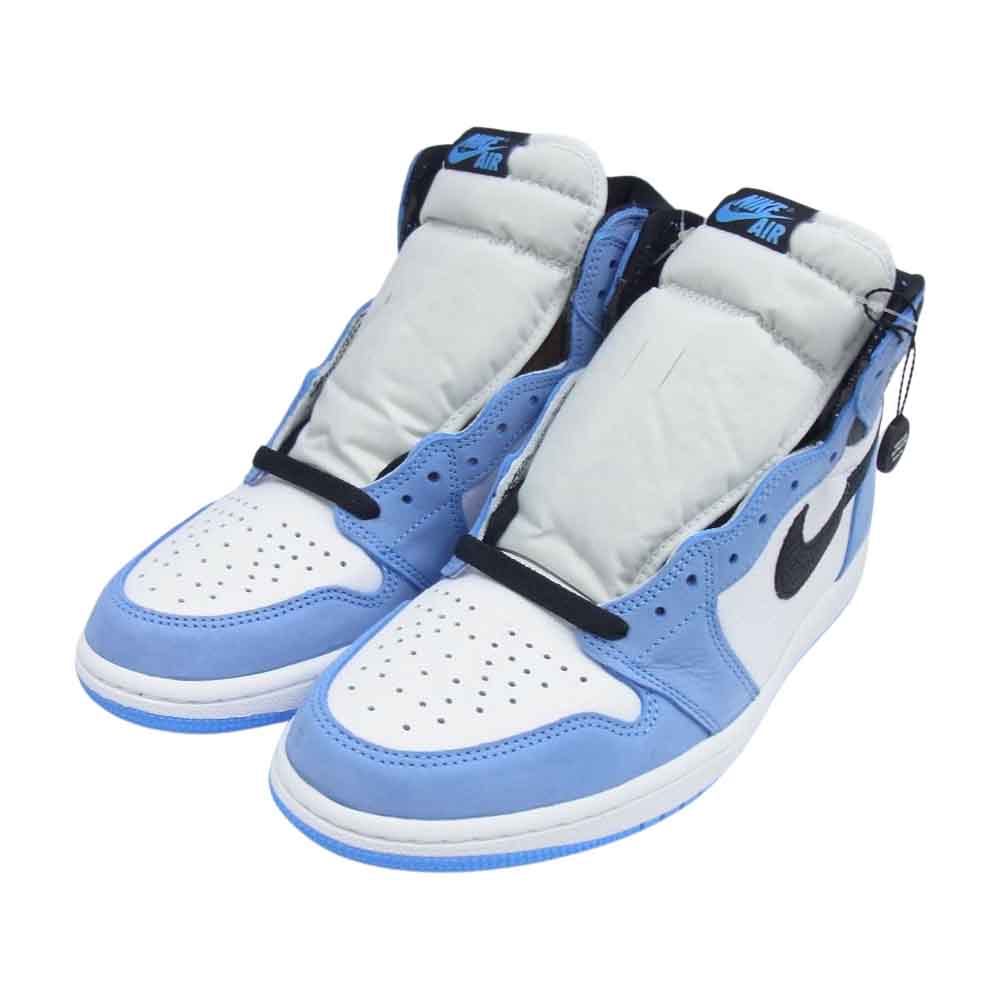 NIKE ナイキ 555088-134 Air Jordan 1 High OG University Blue エアジョーダン1 ハイ OG ユニバーシティブルー ライトブルー系 US9【新古品】【未使用】【中古】