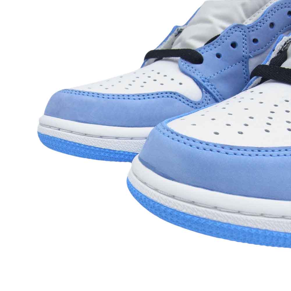 NIKE ナイキ 555088-134 Air Jordan 1 High OG University Blue エアジョーダン1 ハイ OG ユニバーシティブルー ライトブルー系 US9【新古品】【未使用】【中古】