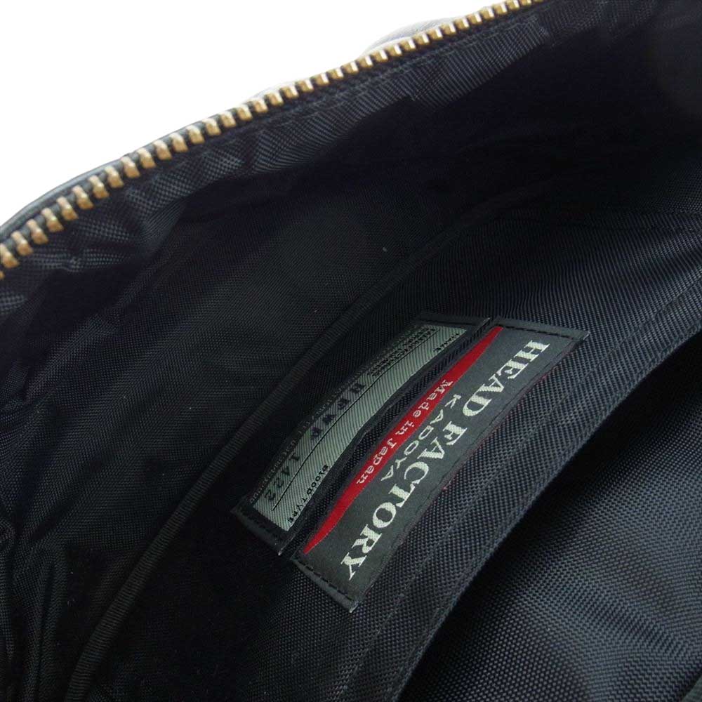 KADOYA カドヤ レザー キルティング ウエスト バッグ ブラック系【中古】