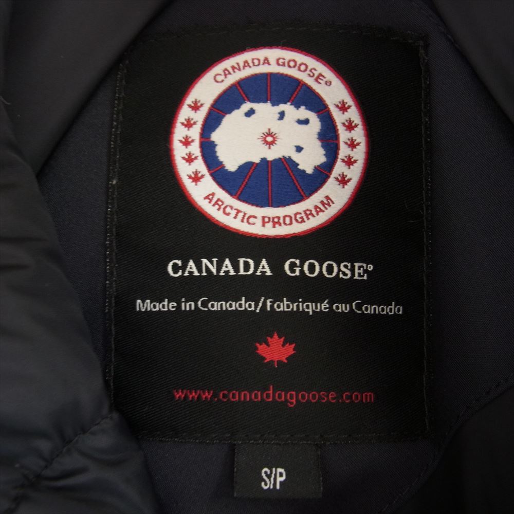 CANADA GOOSE カナダグース 2603JL グリフィンタグ Bronte Parka ブロンテ パーカー ダウンジャケット ダークネイビー系 S【中古】