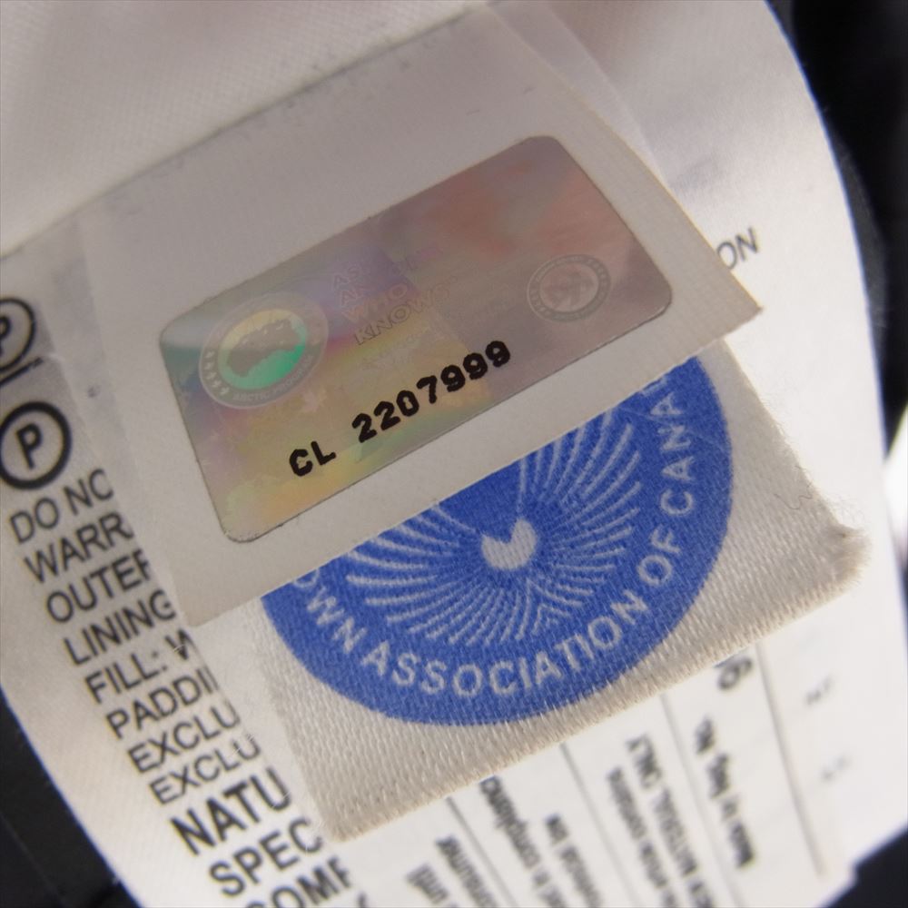 CANADA GOOSE カナダグース 2603JL グリフィンタグ Bronte Parka ブロンテ パーカー ダウンジャケット ダークネイビー系 S【中古】