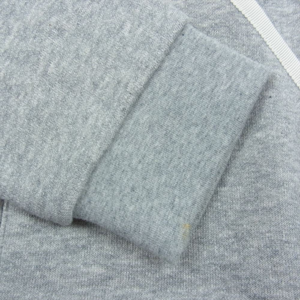 MONCLER モンクレール 510938487700-80372 MAGLIA CARDIGAN ロゴ ワッペン ジップパーカー グレー系 XL【美品】【中古】