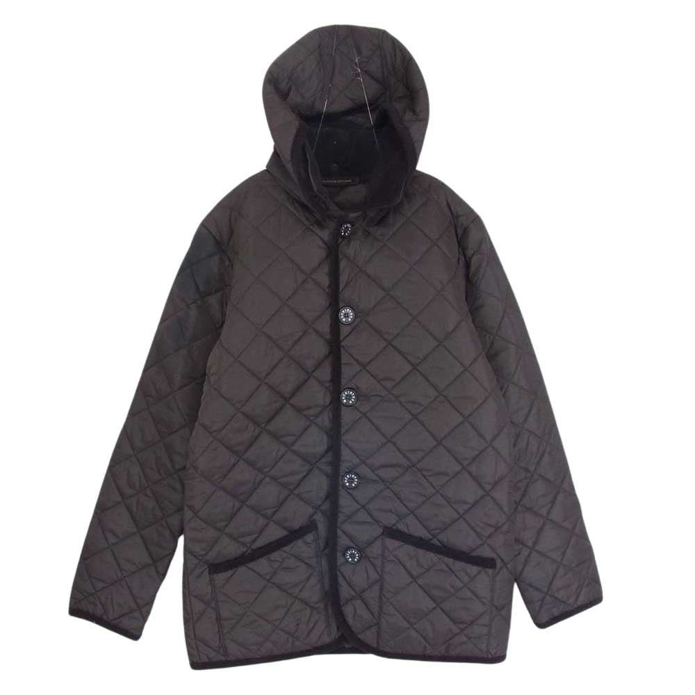 Mackintosh マッキントッシュ 襟コーデュロイ 切替 キルティング コート ブラウン系 36【中古】